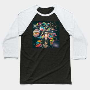 "Frida in the Pop Universe: An Explosion of Creativity" Baseball T-Shirt